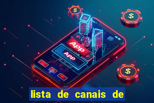 lista de canais de esporte iptv