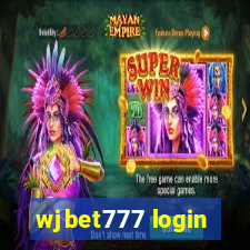 wjbet777 login